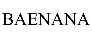 BAENANA Trademark Image