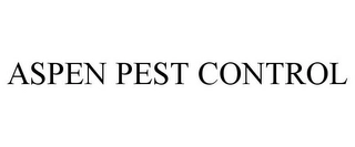 ASPEN PEST CONTROL Trademark Image