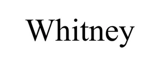 WHITNEY Trademark Image