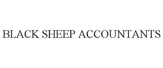 BLACK SHEEP ACCOUNTANTS Trademark Image