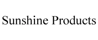 SUNSHINE PRODUCTS Trademark Image