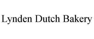 LYNDEN DUTCH BAKERY Trademark Image