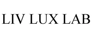 LIV LUX LAB Trademark Image