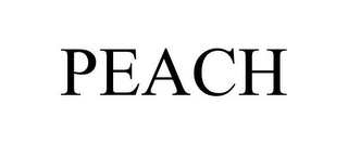PEACH Trademark Image