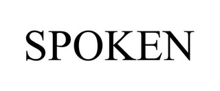 SPOKEN Trademark Image