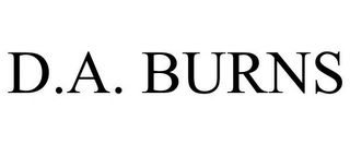 D.A. BURNS Trademark Image