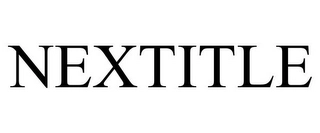 NEXTITLE Trademark Image