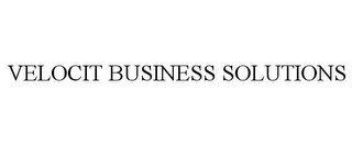 VELOCIT BUSINESS SOLUTIONS Trademark Image