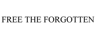 FREE THE FORGOTTEN Trademark Image