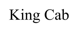 KING CAB Trademark Image