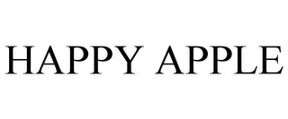 HAPPY APPLE Trademark Image