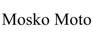 MOSKO MOTO Trademark Image