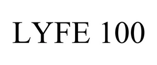 LYFE 100 Trademark Image