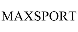 MAXSPORT Trademark Image