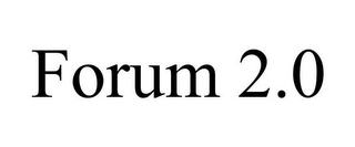 FORUM 2.0 Trademark Image