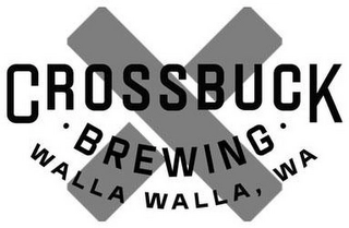 X CROSSBUCK · BREWING · WALLA WALLA, WA Trademark Image