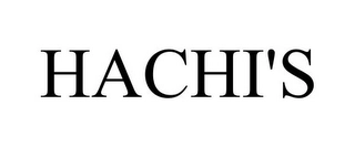 HACHI'S Trademark Image