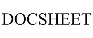 DOCSHEET Trademark Image