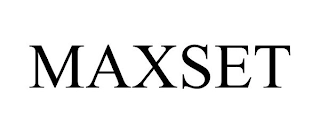 MAXSET Trademark Image