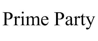PRIME PARTY Trademark Image