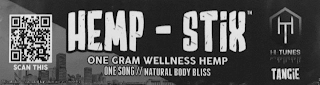HEMP - STIX ONE GRAM WELLNESS HEMP ONE SONG // NATURAL BODY BLISS Trademark Image