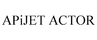 APIJET ACTOR Trademark Image