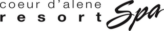COEUR D'ALENE RESORT SPA Trademark Image