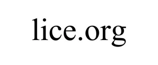 LICE.ORG Trademark Image