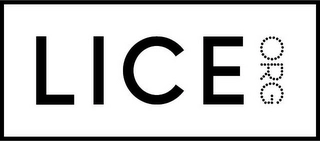 LICE ORG Trademark Image