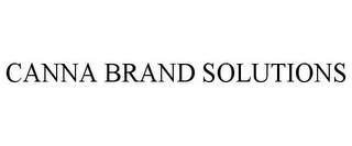 CANNA BRAND SOLUTIONS Trademark Image