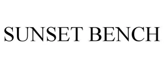 SUNSET BENCH Trademark Image