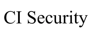 CI SECURITY Trademark Image