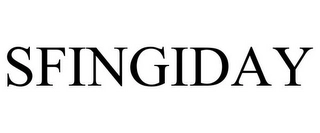 SFINGIDAY Trademark Image