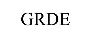 GRDE Trademark Image