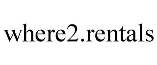WHERE2.RENTALS Trademark Image