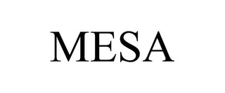 MESA Trademark Image