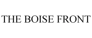 THE BOISE FRONT Trademark Image