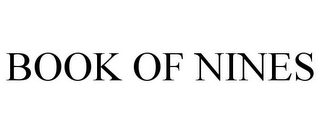 BOOK OF NINES Trademark Image