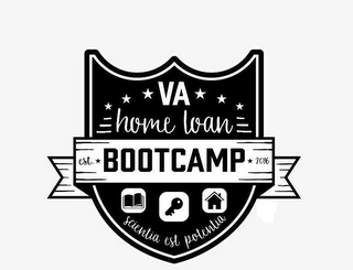 VA HOME LOAN BOOTCAMP EST. 2016 SCIENTIA EST POTENTIA Trademark Image