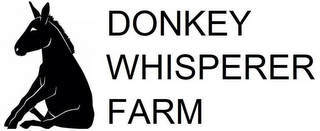 DONKEY WHISPERER FARM Trademark Image