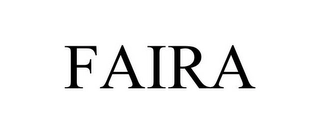 FAIRA Trademark Image
