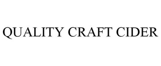 QUALITY CRAFT CIDER Trademark Image