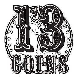 13 COINS LIBERTY E PLURIBUS UNUM Trademark Image