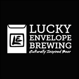 LE LUCKY ENVELOPE BREWING CULTURALLY INSPIRED BEER Trademark Image