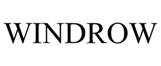 WINDROW Trademark Image