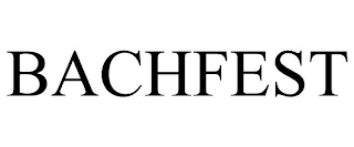 BACHFEST Trademark Image