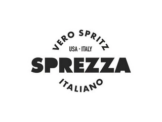 SPREZZA VERO SPRITZ ITALIANO USA ITALY Trademark Image