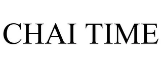 CHAI TIME Trademark Image