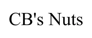 CB'S NUTS Trademark Image