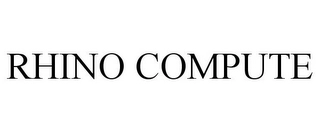 RHINO COMPUTE Trademark Image
